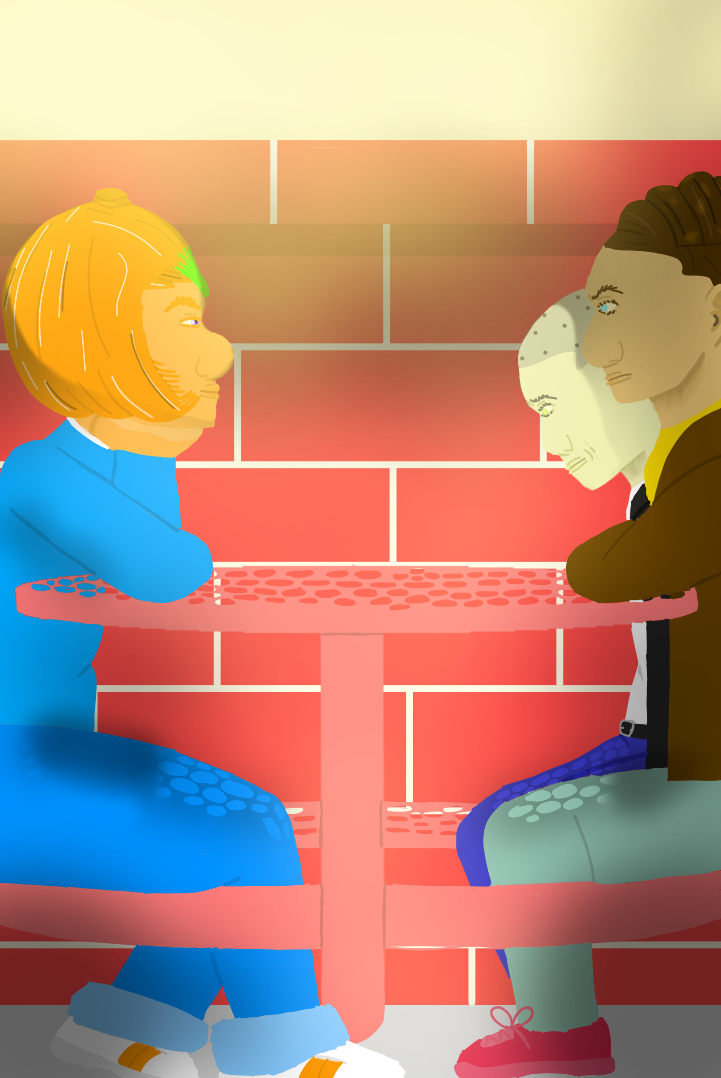 Restar Cartoon Let’s Restar- – ArtisanVerse